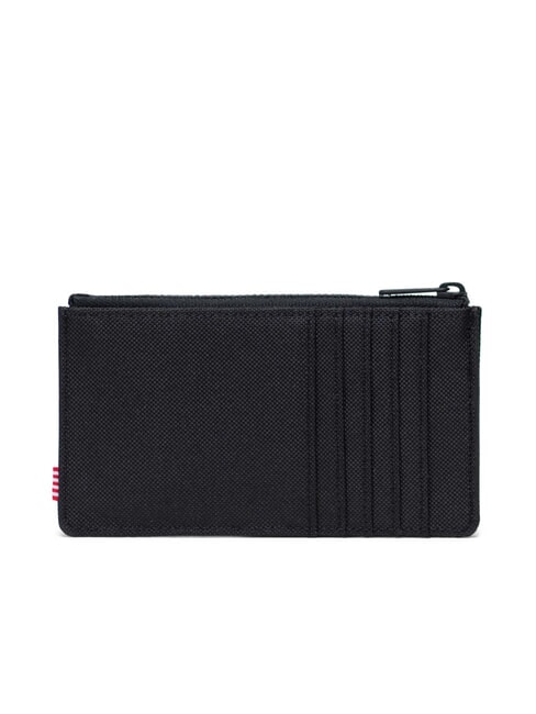 OSCAR Tarjetero plano con monedero cuadros negros de invierno - Carteras Mujer