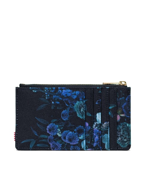 OSCAR Tarjetero plano con monedero noche floral - Carteras Mujer
