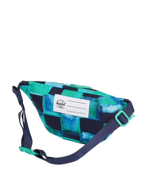 HERITAGE Bolsa con etiqueta de nombre damero pintado - Ri&ntilde;oneras