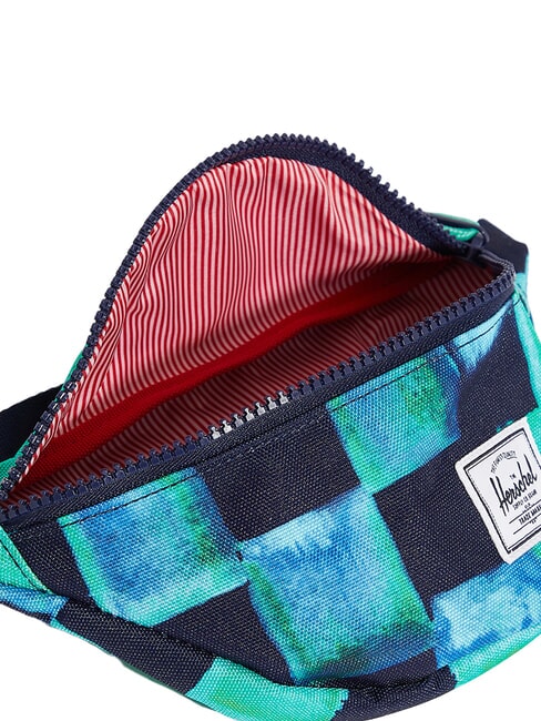 HERITAGE Bolsa con etiqueta de nombre damero pintado - Ri&ntilde;oneras