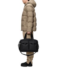 RAINS OTARU Bolsa de fin de semana negro - Bolsas de viaje - 4