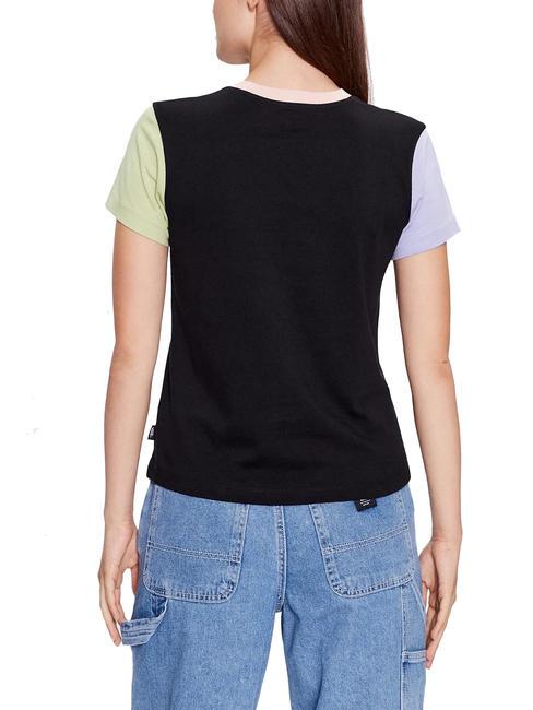 COLORBLOCK Camiseta de algodón de manga corta pera negra/de invierno - camiseta