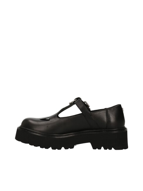 SLASH 4216 Mocasines Mary Jane de cuero negro - Zapatos Mujer