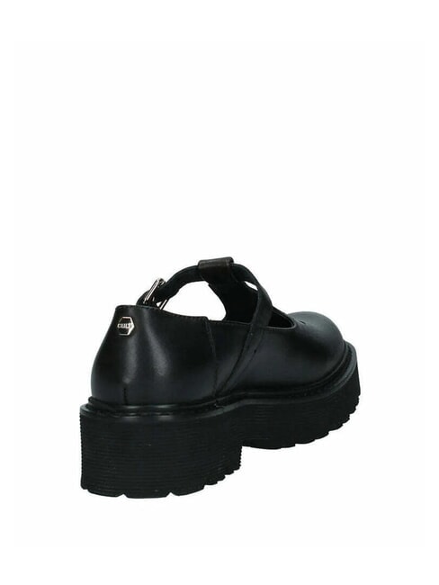 SLASH 4216 Mocasines Mary Jane de cuero negro - Zapatos Mujer