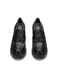 CULT JAGGER 4107 Mocasines de piel de tacón alto negro - Zapatos Mujer - 3