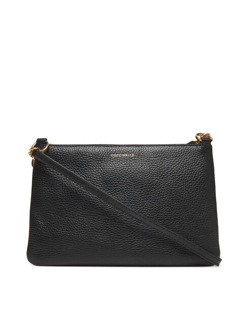 YVONNE Bolso de hombro, en piel negro - Bolsos Mujer