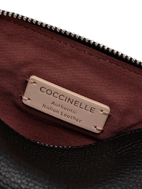 HELGA Estuche de belleza de cuero negro - Carteras de mano & Neceser