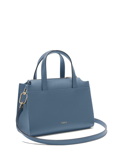 NUVOLA Mini bolso de mano, con bandolera azul grisáceo - Bolsos Mujer