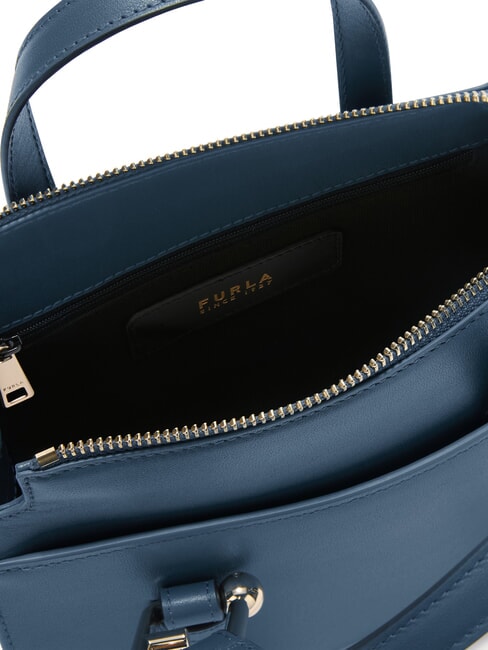 NUVOLA Mini bolso de mano, con bandolera azul grisáceo - Bolsos Mujer