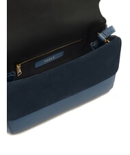 FURLA DOMUS  Bolso de hombro, de piel azul grisáceo - Bolsos Mujer - 5