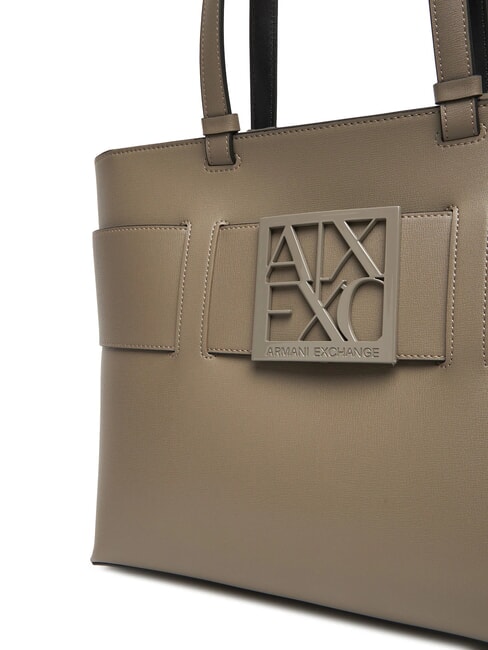 A|X BUCKLE Bolso shopper de hombro lubina marrón - Bolsos Mujer