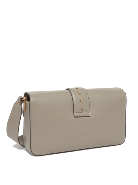 LOVE ONE CLASSIC SLOUCHY Bolso de hombro de piel nogal-oro antiguo - Bolsos Mujer