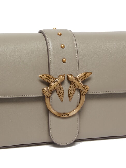 LOVE ONE CLASSIC SLOUCHY Bolso de hombro de piel nogal-oro antiguo - Bolsos Mujer