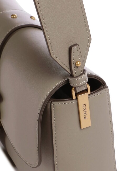 LOVE ONE CLASSIC SLOUCHY Bolso de hombro de piel nogal-oro antiguo - Bolsos Mujer