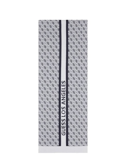 SEVYN 4G LOGO Bufanda 4g crema y azul - Bufandas