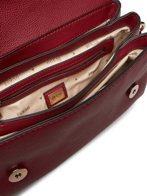 GREGORIA Bolso de hombro con solapa ROJO - Bolsos Mujer