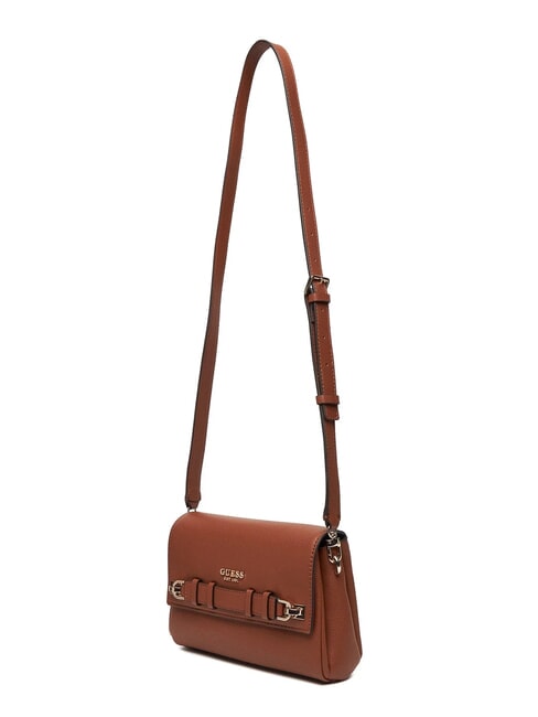 GREGORIA Bolso de hombro con solapa COGNAC - Bolsos Mujer