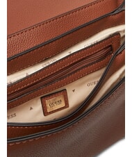 GUESS GREGORIA Bolso de hombro con solapa COGNAC - Bolsos Mujer - 6