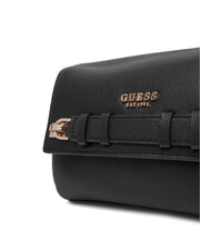 GUESS GREGORIA Bolso de hombro con solapa NEGRO - Bolsos Mujer - 4