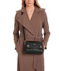 GUESS GREGORIA Bolso de hombro con solapa NEGRO - Bolsos Mujer - 5