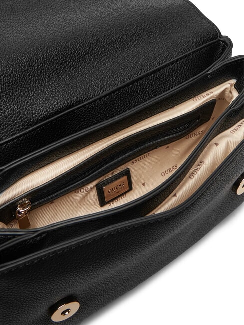 GREGORIA Bolso de hombro con solapa NEGRO - Bolsos Mujer