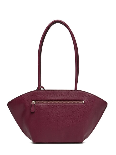 BOLENA Bolso de hombro con charm de coraz&oacute;n vino - Bolsos Mujer