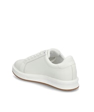 RALPH LAUREN AINSLEY Zapatillas de piel con logo cosido blanco suave - Zapatos Mujer - 5