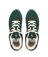 RALPH LAUREN TRAIN 89 Zapatillas para correr verde universitario/marrón chocolate - Zapatos Hombre - 3