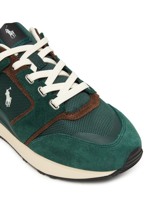 TRAIN 89 Zapatillas para correr verde universitario/marrón chocolate - Zapatos Hombre