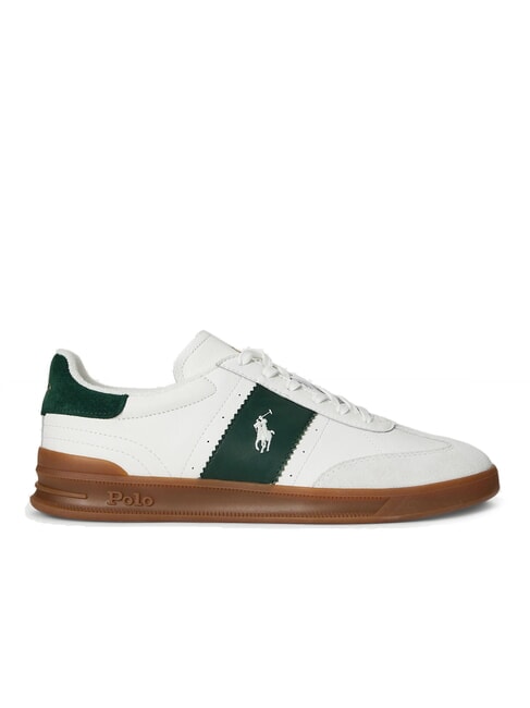 HERITAGE AERA Zapatillas de cuero blanco roto/bosque - Zapatos Hombre