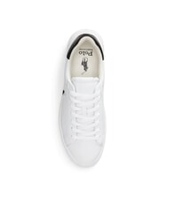 RALPH LAUREN RLITE COURT Zapatillas de cuero blanco/negro pp - Zapatos Hombre - 4