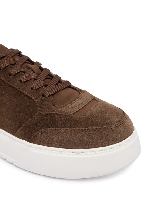 RLITE COURT Zapatillas de piel de ante marrón chocolate - Zapatos Hombre