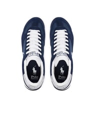 RALPH LAUREN VARICK Zapatillas azul marino/blanco/plata - Zapatos Hombre - 3