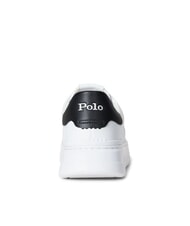 RALPH LAUREN RLITE COURT Zapatillas de cuero blanco/negro pp - Zapatos Hombre - 5