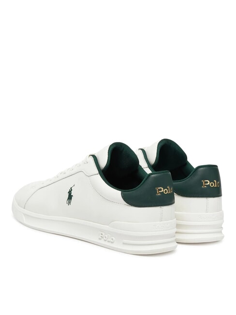 HERITAGE COURT 2 Zapatillas de cuero blanco lavado de cubierta/bosque - Zapatos Hombre