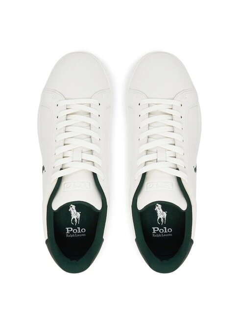 HERITAGE COURT 2 Zapatillas de cuero blanco lavado de cubierta/bosque - Zapatos Hombre