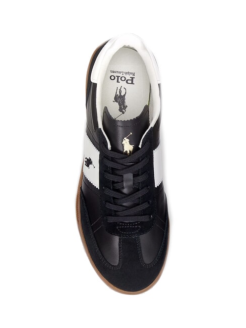 HERITAGE AERA Zapatillas de cuero blanco negro - Zapatos Hombre