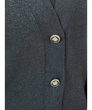 JOHN RICHMOND PEACEFUL Cárdigan de lúrex con botones Azul marino - Suéteres de mujer - 3