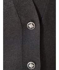 JOHN RICHMOND PEACEFUL Cárdigan de lúrex con botones negro - Suéteres de mujer - 3