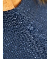 JOHN RICHMOND PARANA Cárdigan de cuello redondo de lúrex azul - Suéteres de mujer - 3