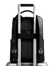 PIQUADRO W140 Mochila de cuero para mujer para port&aacute;til de 14" negro - Mochilas para port&aacute;til - 3