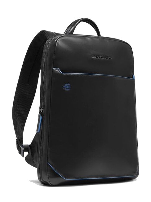BLUE SQUARE Mochila para portátil de 14", en piel negro - Mochilas para portátil
