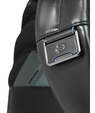 PIQUADRO BLUE SQUARE Mochila para portátil de 14", en piel negro - Mochilas para portátil - 6