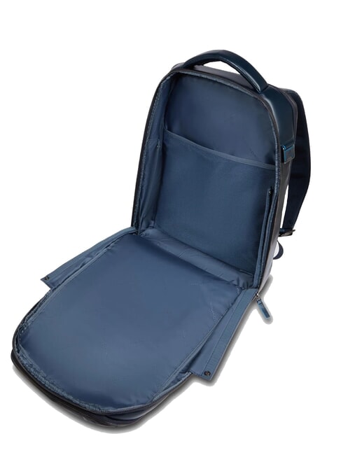 BLUE SQUARE Mochila de cuero Fast-Check para portátil de 15,6" azul - Mochilas para portátil