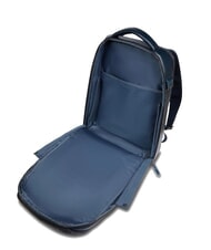 PIQUADRO BLUE SQUARE Mochila de cuero Fast-Check para portátil de 15,6" azul - Mochilas para portátil - 6