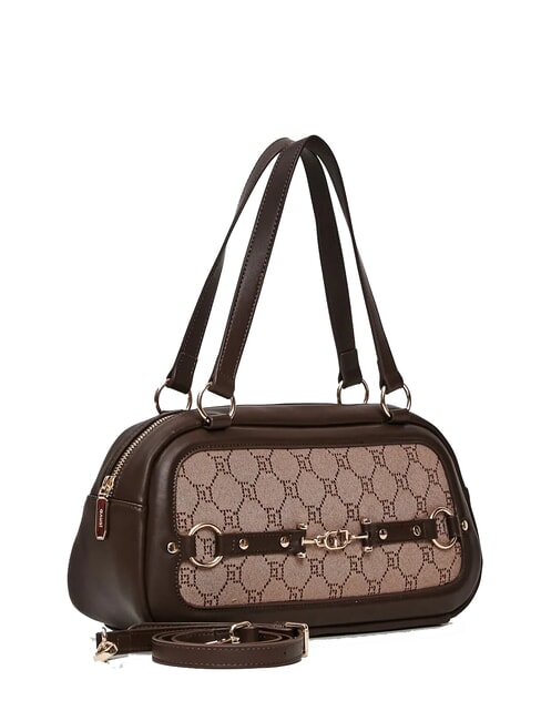NEW DIAZ Bolso con asa superior y logotipo en jacquard bronceado - Bolsos Mujer