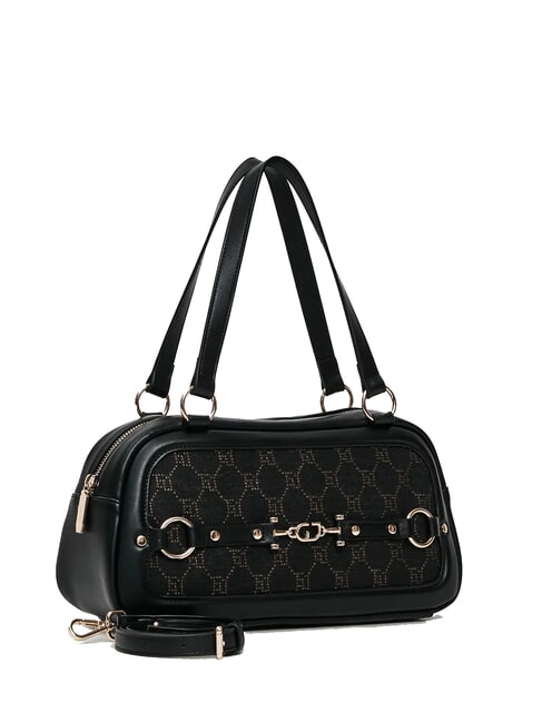 NEW DIAZ Bolso con asa superior y logotipo en jacquard NEGRO - Bolsos Mujer