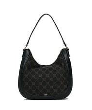 GAUDÌ NEW DIAZ Bolso hobo con logotipo en jacquard NEGRO - Bolsos Mujer - 3