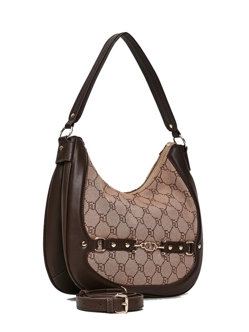 NEW DIAZ Bolso hobo con logotipo en jacquard bronceado - Bolsos Mujer