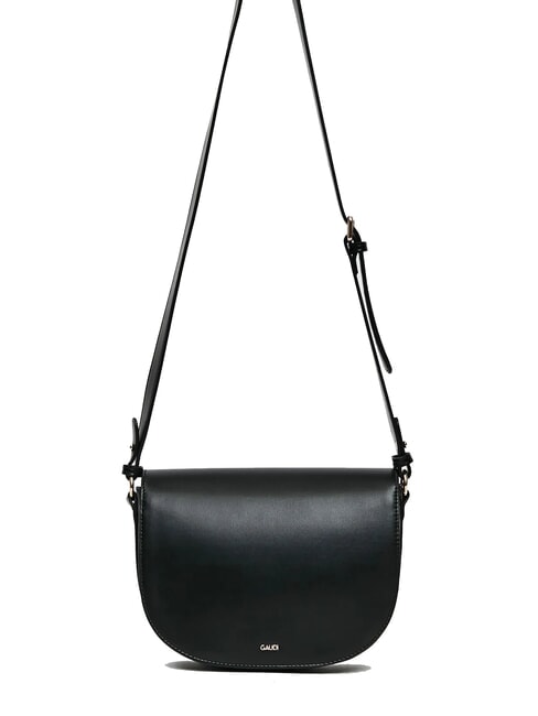 EVELYN Bolso de hombro mediano con solapa NEGRO - Bolsos Mujer